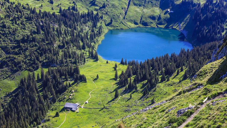 Aussicht auf die Oberstockenalp