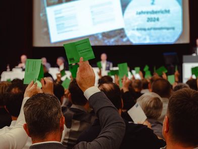 Mitglieder stimmen über den Jahresbericht ab