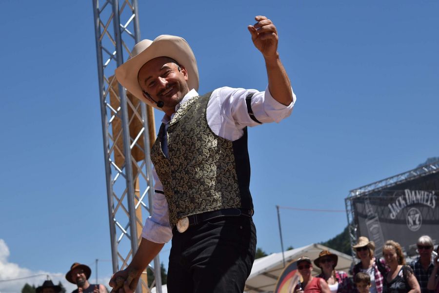 Cowboy am Internationalen Trucker & Country-Festival